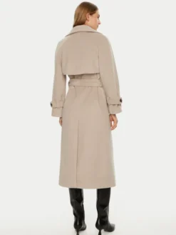ACCESS FASHION Płaszcz przejściowy 44-9001-119 Beżowy Relaxed Fit