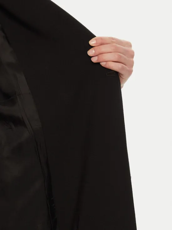 ACCESS FASHION Płaszcz przejściowy 44-9003-504 Czarny Regular Fit