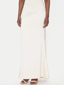 ACCESS FASHION Spódnica maxi 53-6023-147 Beżowy Regular Fit