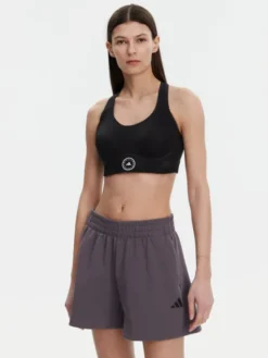 adidas by Stella McCartney Biustonosz sportowy TruePace JD8407 Czarny
