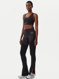 adidas by Stella McCartney Biustonosz sportowy TrueStrength IW6373 Czarny Slim Fit