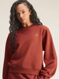 adidas by Stella McCartney Bluza by Stella McCartney Regular Czerwony Regular Fit