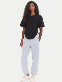 adidas by Stella McCartney Spodnie dresowe JX6777 Szary Loose Fit