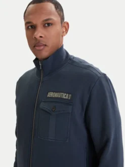 Aeronautica Militare Dres 261TF0116UF00676 Granatowy Regular Fit