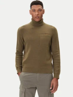 Aeronautica Militare Golf 252MA1587UL00904 Zielony Regular Fit