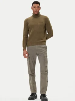 Aeronautica Militare Golf 252MA1587UL00904 Zielony Regular Fit