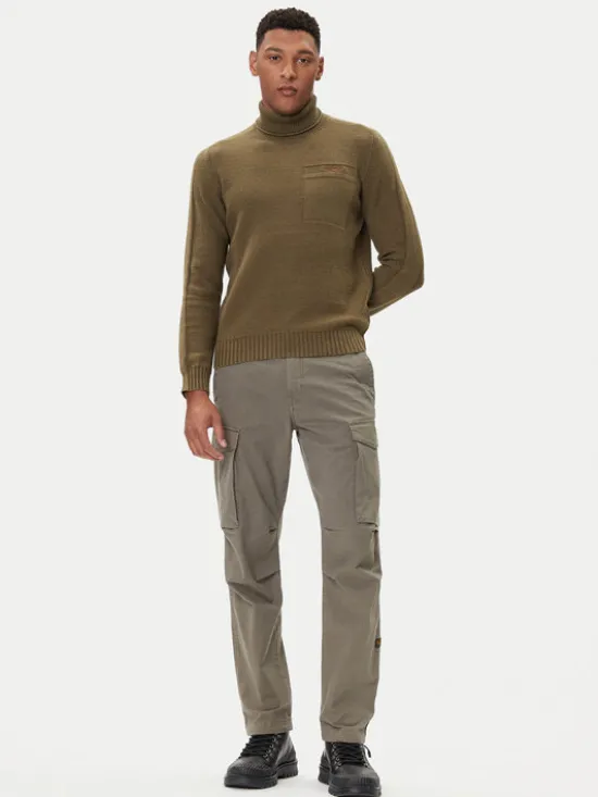 Aeronautica Militare Golf 252MA1587UL00904 Zielony Regular Fit