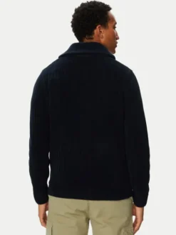 Aeronautica Militare Kardigan 262MA1674UL00955 Granatowy Regular Fit