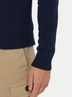 Aeronautica Militare Kardigan 262MA1646UL00924 Granatowy Regular Fit