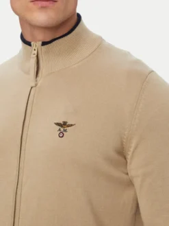 Aeronautica Militare Kardigan 262MA1632UL00506 Beżowy