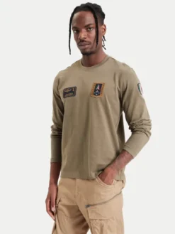 Aeronautica Militare Longsleeve 262TS2568UJ00703 Khaki Regular Fit