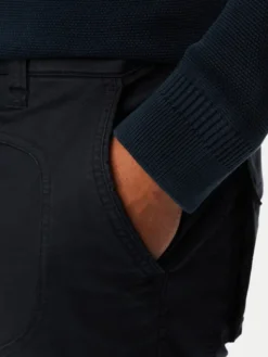 Aeronautica Militare Sweter 262MA1667UL00463 Granatowy Regular Fit