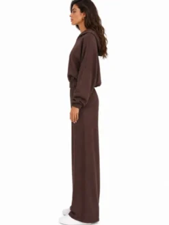 Agatha Studio Dres A26SS-KA-K04 Brązowy Oversize