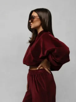 Agatha Studio Dres A26ZS-KA-K53 Czerwony Oversize