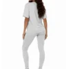 Agatha Studio Komplet bluzka i spodnie A26SS-KA-K28 Szary Regular Fit
