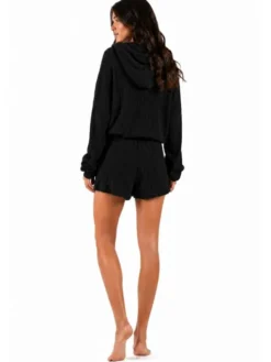 Agatha Studio Komplet sweter i spodnie materiałowe A26SS-KE-K07 Czarny Slim Fit