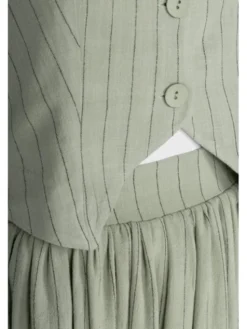 Agatha Studio Komplet top i spódnica A26LS-KS-K03 Zielony Slim Fit