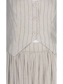 Agatha Studio Komplet top i spódnica A26LS-KS-K03 Beżowy Slim Fit