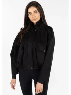 Agatha Studio Kurtka przejściowa A26ZS-5X-K01 Czarny Classic Fit