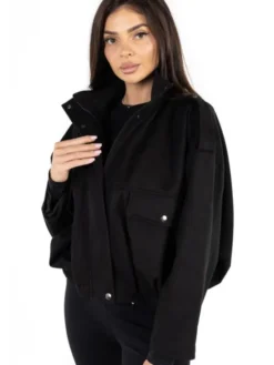 Agatha Studio Kurtka przejściowa A26ZS-5X-K01 Czarny Classic Fit
