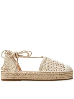 Aldo Espadryle Picot 13573899 Beżowy