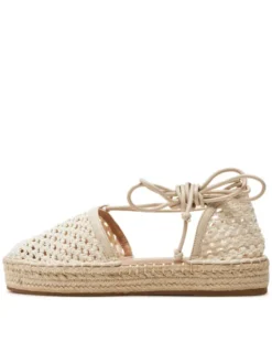 Aldo Espadryle Picot 13573899 Beżowy