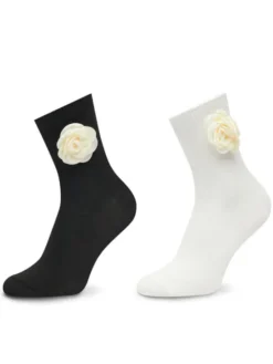 Aldo Skarpety długie Rosettesocks 13939716 Czarny
