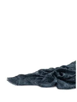 ALLORA BE UNIQUE Szal viscose & cotton Niebieski