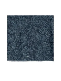 ALLORA BE UNIQUE Szal viscose & cotton Niebieski