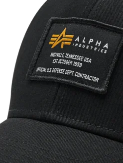 Alpha Industries Czapka z daszkiem Crew Camp 128934 Czarny