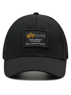 Alpha Industries Czapka z daszkiem Crew Camp 128934 Czarny
