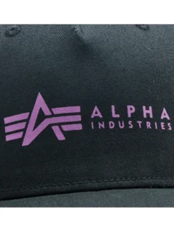 Alpha Industries Czapka z daszkiem 126912 Czarny