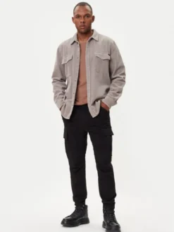 Alpha Industries Joggery Airman 188201 Czarny Tapered Fit