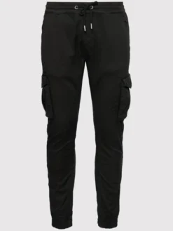 Alpha Industries Joggery Twill 116202 Czarny Regular Fit