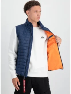 Alpha Industries Kamizelka AI.138122-697-XXL Granatowy Slim Fit