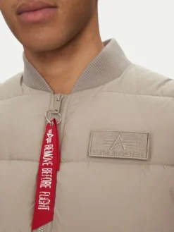 Alpha Industries Kamizelka 118109 Beżowy Regular Fit