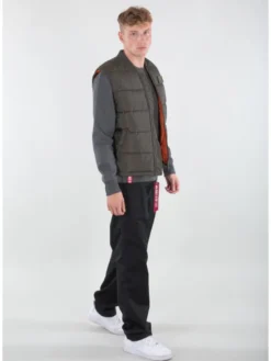 Alpha Industries Kamizelka Puffer Vest Zielony Regular Fit