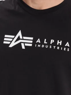 Alpha Industries Komplet t-shirtów Alpha Label 118534 Czarny Regular Fit