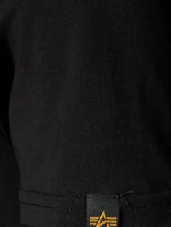 Alpha Industries Komplet t-shirtów Basic 106524 Czarny Regular Fit