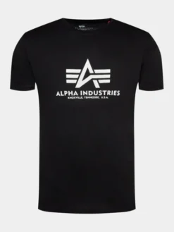 Alpha Industries Komplet t-shirtów Basic 106524 Czarny Regular Fit