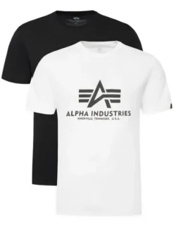 Alpha Industries Komplet t-shirtów Basic 106524 Kolorowy Regular Fit