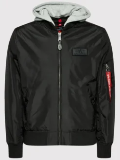 Alpha Industries Kurtka bomber MA-1 196108 Czarny Regular Fit