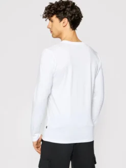 Alpha Industries Longsleeve Basic T 100510 Biały Regular Fit