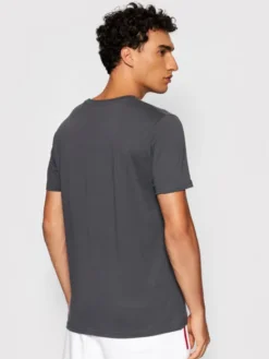 Alpha Industries T-Shirt Basic Small Logo 188505 Szary Regular Fit