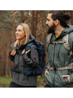 Alpinus Kurtka hardshell Gingera Czarny Regular Fit
