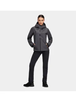 Alpinus Kurtka hardshell Gingera Czarny Regular Fit