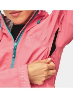 Alpinus Kurtka przeciwdeszczowa Rocchetta Różowy Active Fit