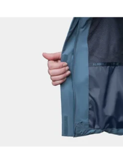 Alpinus Kurtka przeciwdeszczowa Selenga Niebieski Regular Fit