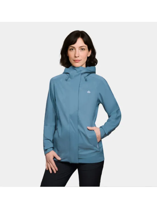 Alpinus Kurtka przeciwdeszczowa Selenga Niebieski Regular Fit