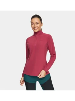 Alpinus Polar Lucania 1/3 zipper Różowy Regular Fit